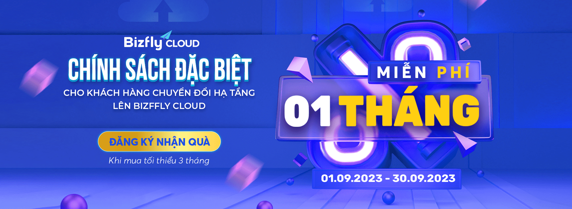 Chính sách đặc biệt - Miễn phí 1 tháng 