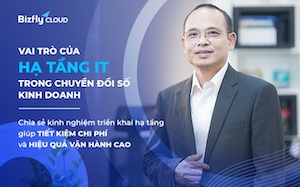 CEO Bizfly Cloud - Nguyễn Việt Hùng chia sẻ kinh nghiệm triển khai hạ tầng giúp tiết kiệm chi phí và hiệu quả vận hành cao